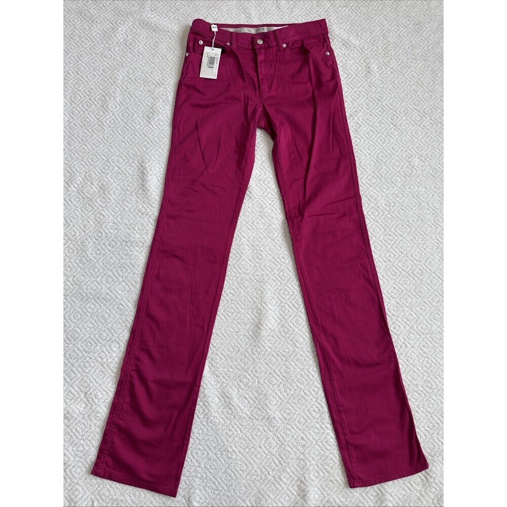 NWT ARMANI Collezioni Women’s Fuchsia Jeans Sz 29